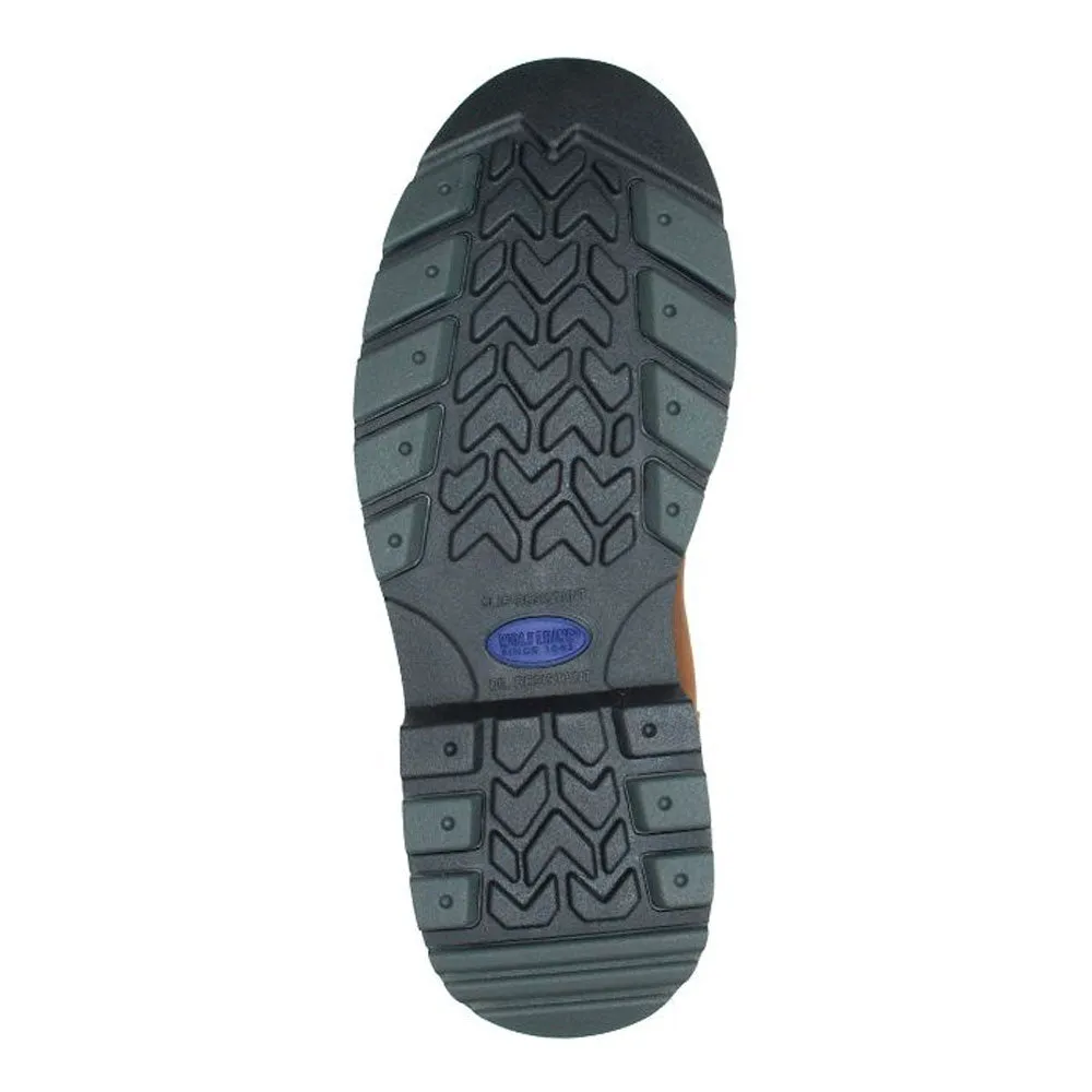 Slip On Jazz Shoe Wolverine Men's Wellington 10" Slip Resistant Work Boot- Dark Brown