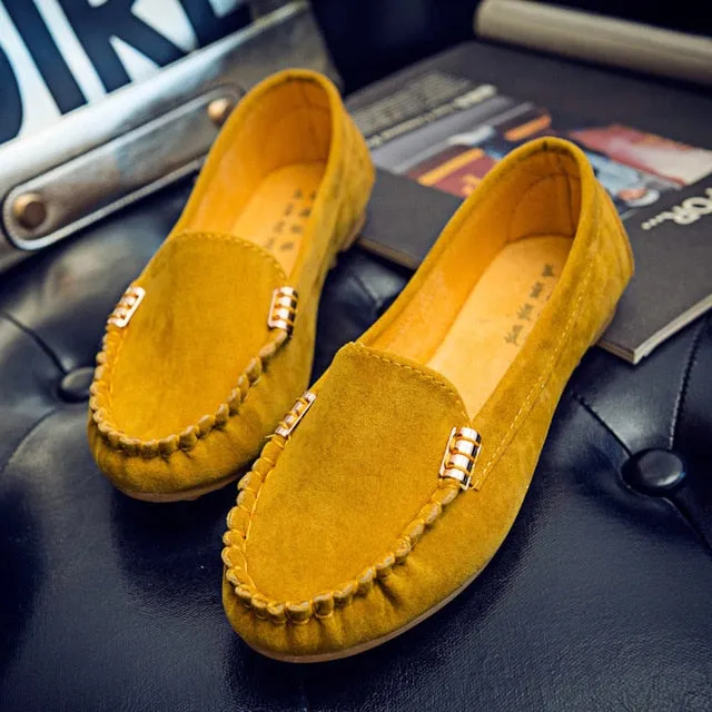 Lugged Loafers Women Flats- Loafers- Candy Color Slip on Comfortable shoes