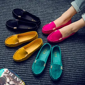 G.h. Bass Loafers Women Flats- Loafers- Candy Color Slip on Comfortable shoes