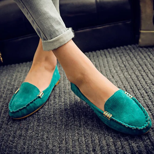 Loafers Baltimore Md Women Flats- Loafers- Candy Color Slip on Comfortable shoes