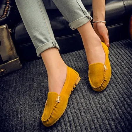 Summer Loafers Shoes Women Flats- Loafers- Candy Color Slip on Comfortable shoes