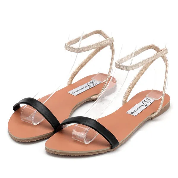 Cheap Flip Flops Bulk Women Gladiator Sandals 2016 Summer Peep Toe Flats Fashion Casual Shoes Woman Beach Shoes Ladies Flip-flops Zapatos Mujer Verano