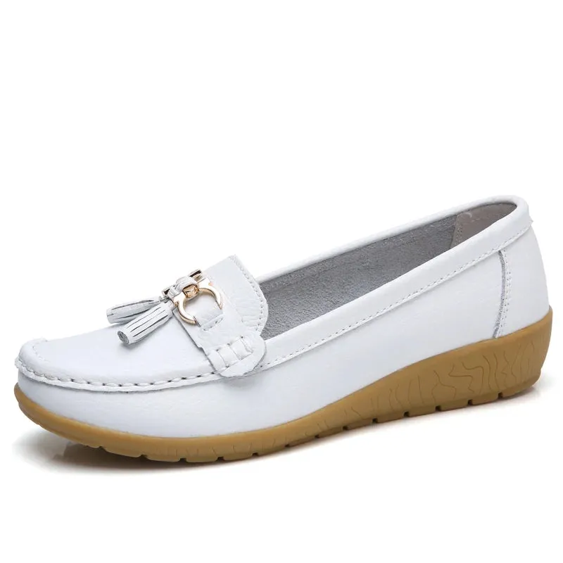 Women Shoes Slip On Loafers Flats Moccasins Casual Sneakers Platform Loafers Heels