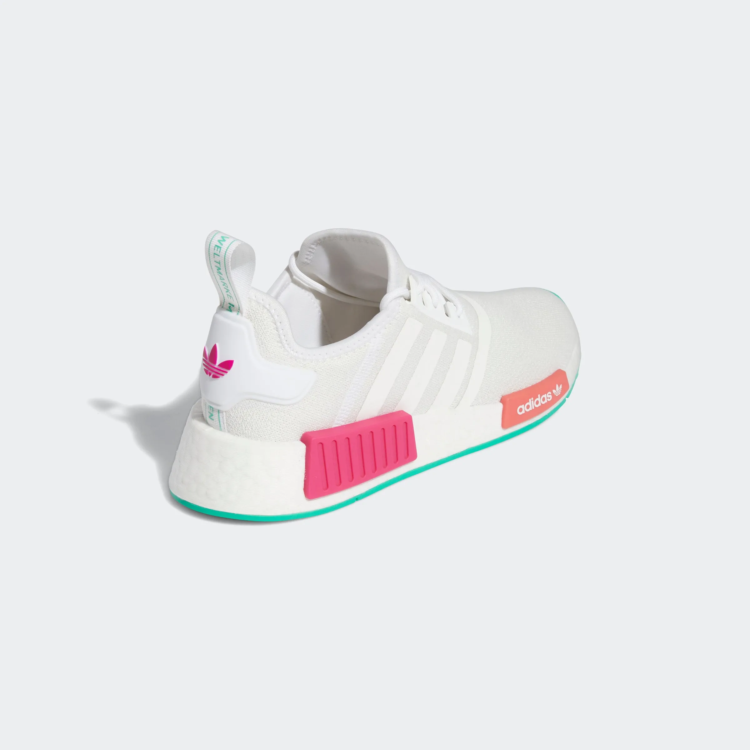 Women's adidas Originals NMD_R1 Shoes White Adidas Running Shoes Sl2