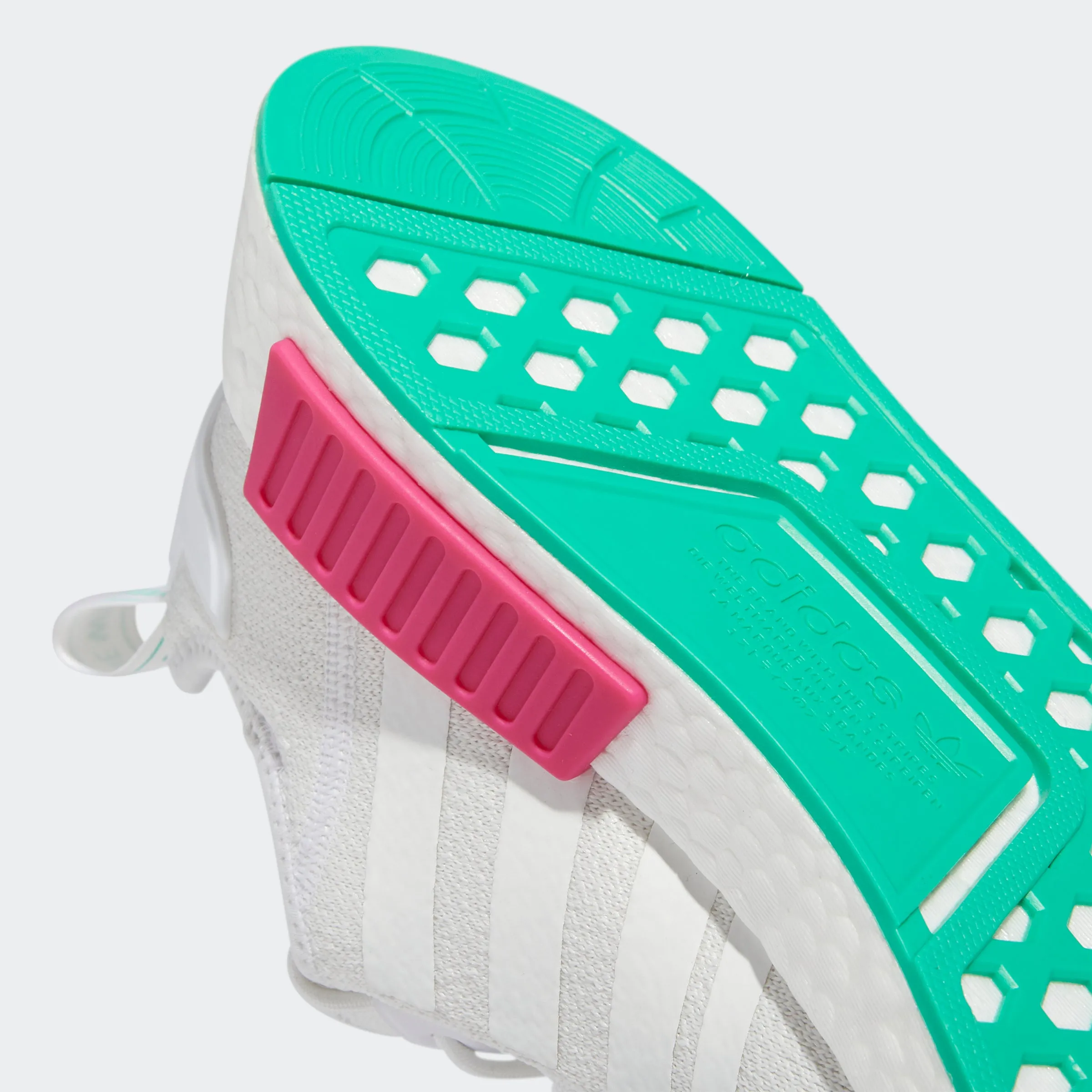 Ocean Plastic Adidas Shoes Women's adidas Originals NMD_R1 Shoes White