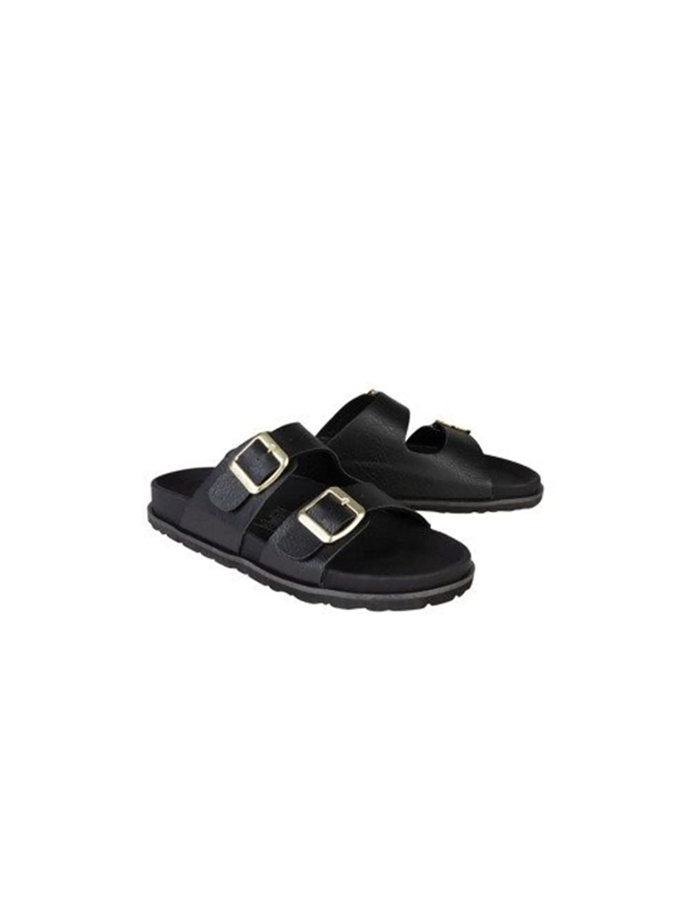 Women's Adjustabe Buckle Slippers,Black Cute Slippers Near Me
