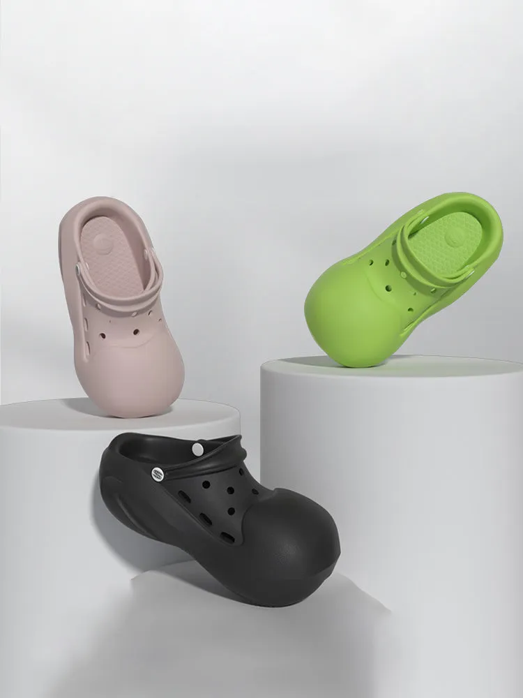 Women'S Clog Summer Round Toe Sandals Sock Slippers With Soles