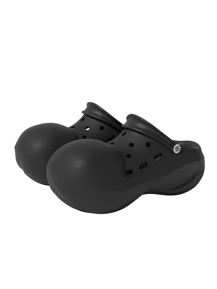 Women'S Clog Summer Round Toe Sandals Comfy Home Slippers