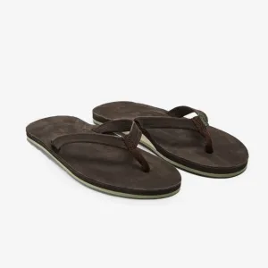 Women's Fields | Mocha/Mint Flip Flops In The Shower