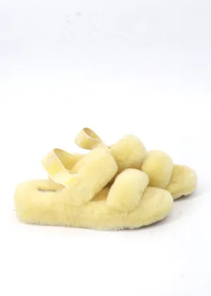 Women's Plain Fur Slippers,Yellow Fake Slippers Near Me