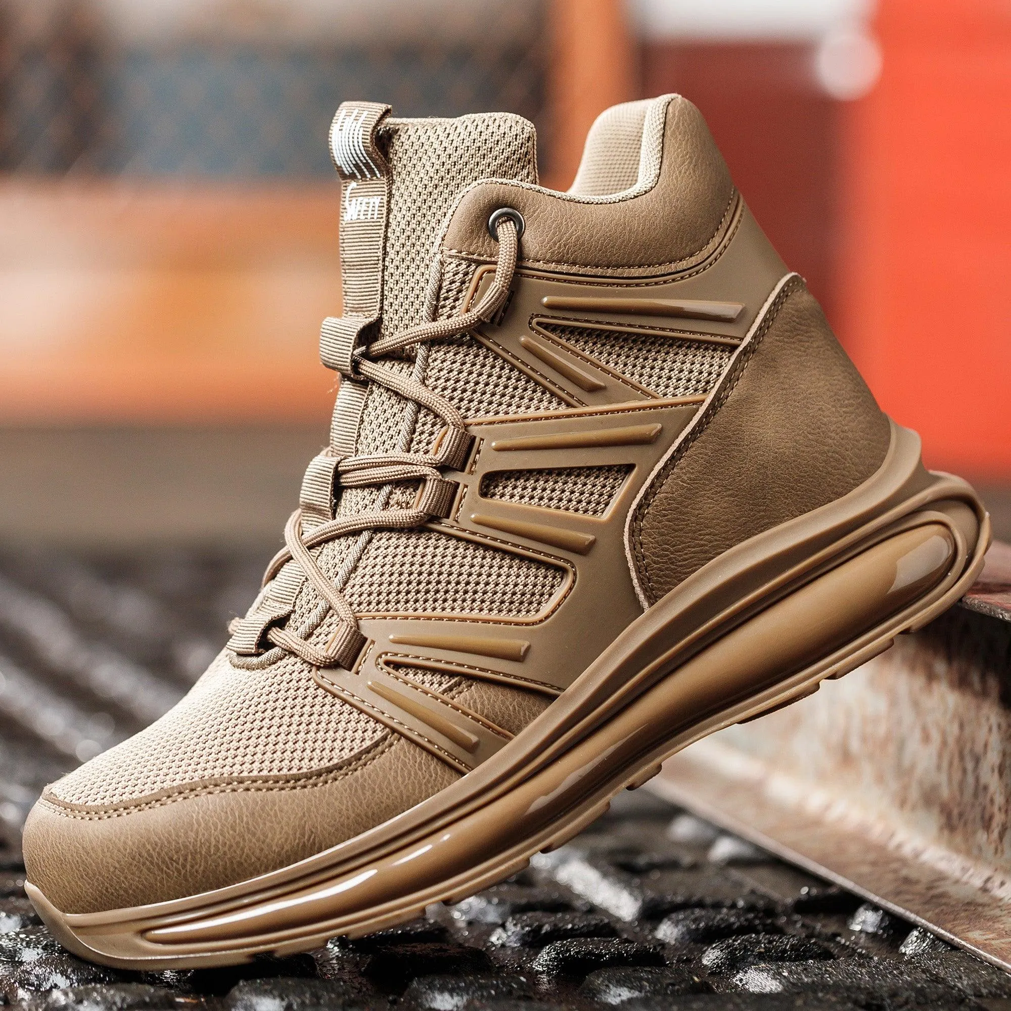 Best Composite Toe Work Boots 2024 Women's Steel Toe Boots - Full Air-Cushioned Sole | B266