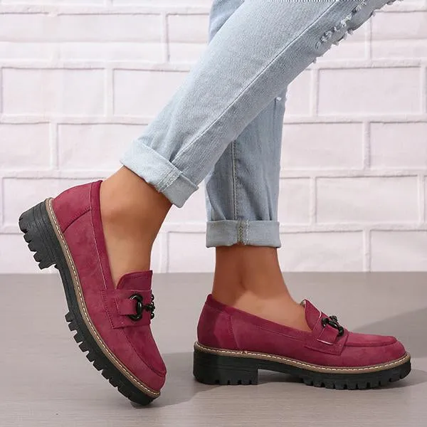 Women's Stylish Horsebit Slip-on Thick Sole Loafers 45134129S Neiman Marcus Loafers