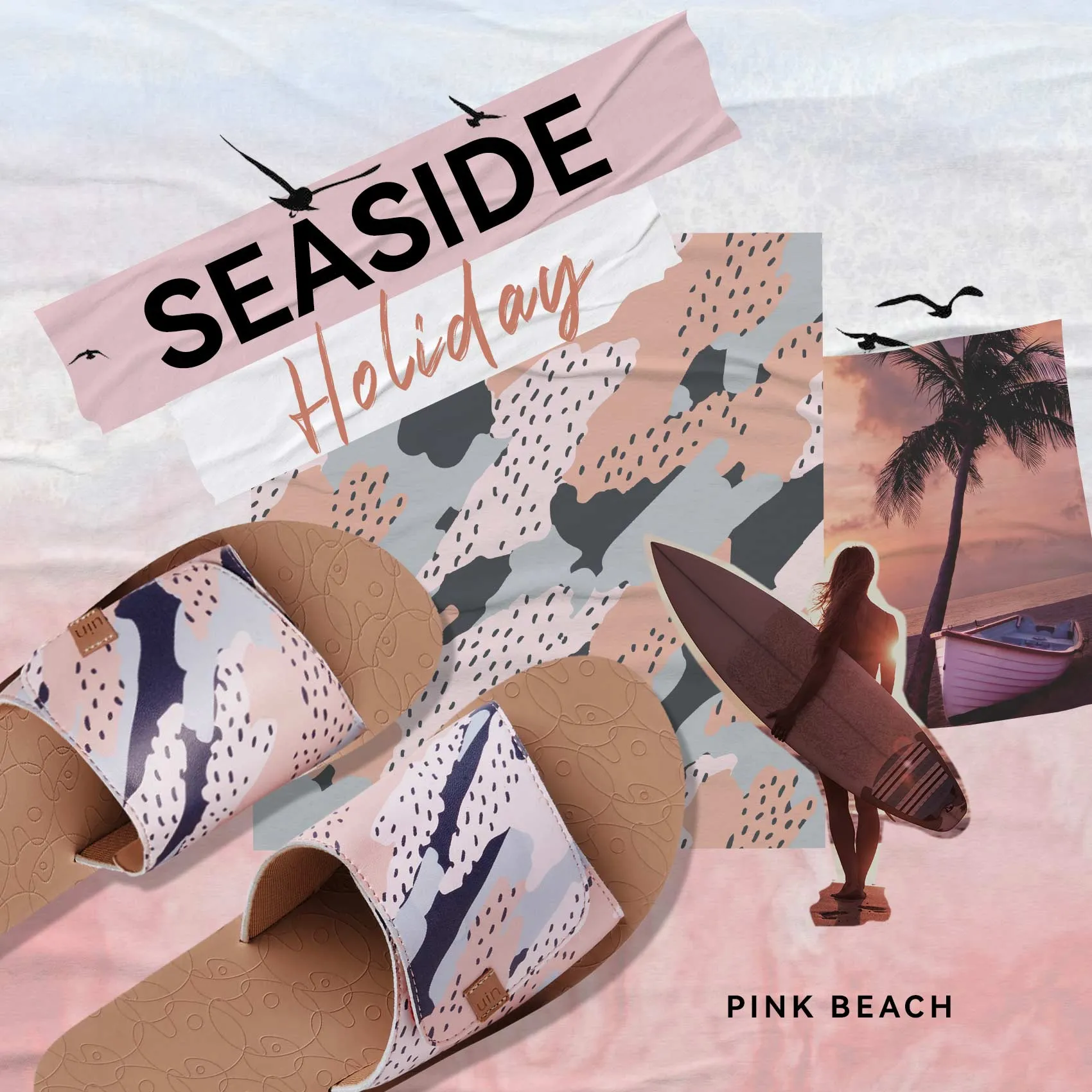 Marianne Slip On Sneaker Pink Beach Blanes III Women