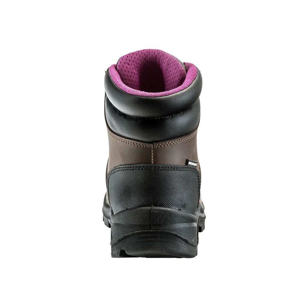 'Avenger' Women's 6" Builder EH WP Steel Toe - Brown Roughneck Work Boots