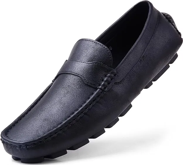 Gallery Seven Mens Shaded Smart Penny Loafer  Color Black Size 9.5 Light In The Loafers