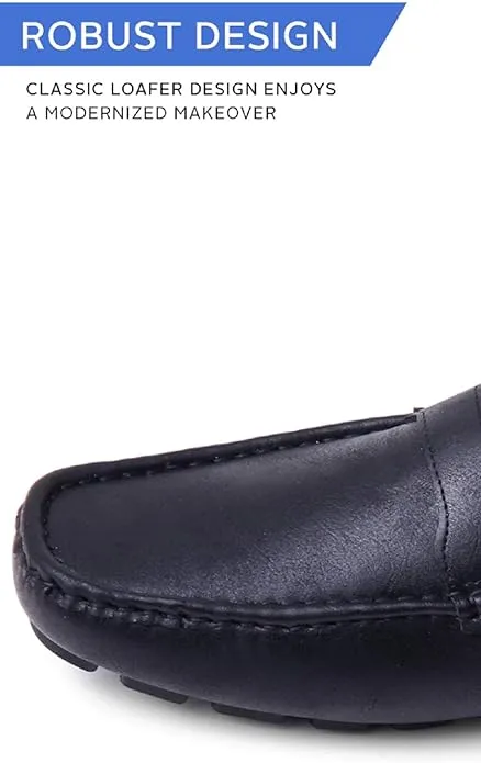 Jessie Loafers Gallery Seven Mens Shaded Smart Penny Loafer  Color Black Size 9.5