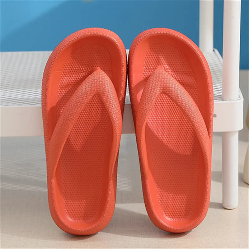 Surfboard Flip Flops Clip Toe Shoes Eva Non-Slip Slippers Soft Sole Flip Flops Women Thick Bottom Bathroom Slides Summer