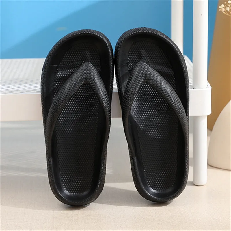 Fitness Flip Flops Clip Toe Shoes Eva Non-Slip Slippers Soft Sole Flip Flops Women Thick Bottom Bathroom Slides Summer