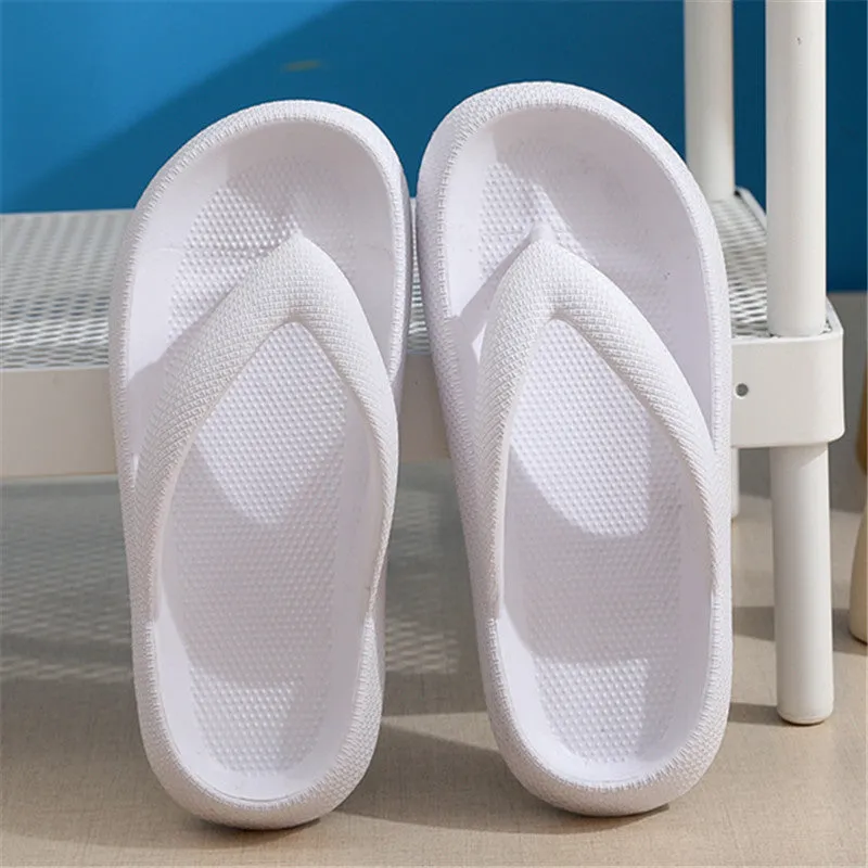 Freebird Flip Flops Clip Toe Shoes Eva Non-Slip Slippers Soft Sole Flip Flops Women Thick Bottom Bathroom Slides Summer