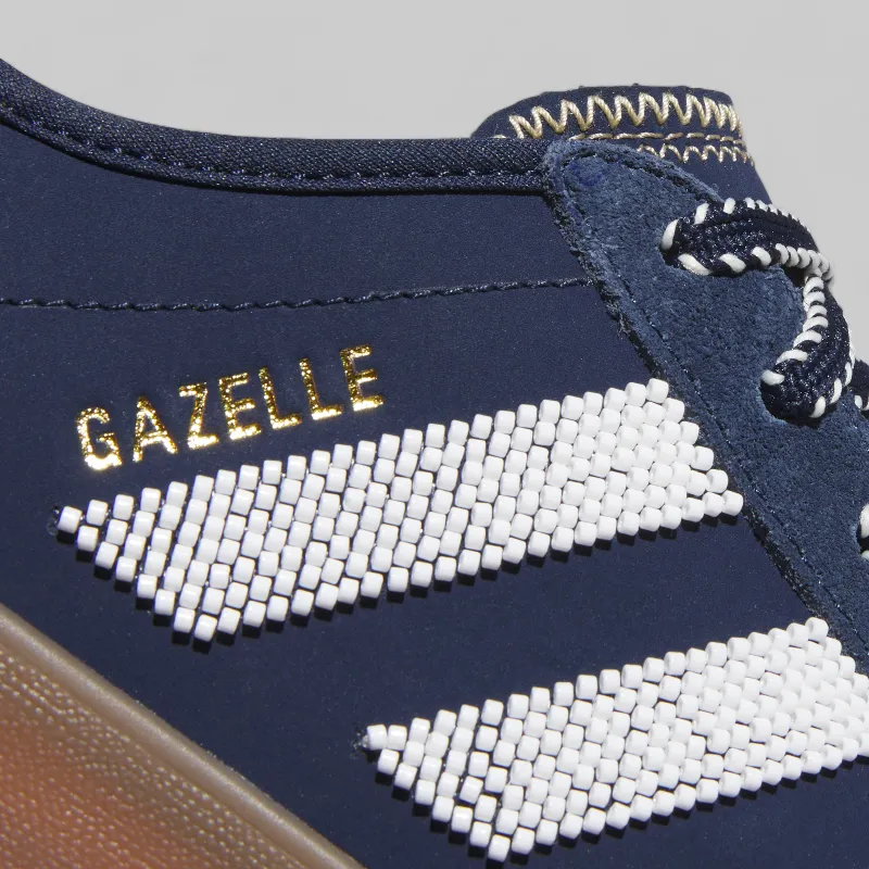 Adidas Aesthetic Shoes X CLOT By Edison Chen Gazelle - Collegiate Navy