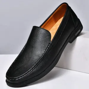 XANDER - GLIMMER LEATHER LOAFERS Casual Penny Loafers