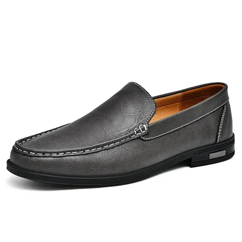High Top Loafers XANDER - GLIMMER LEATHER LOAFERS