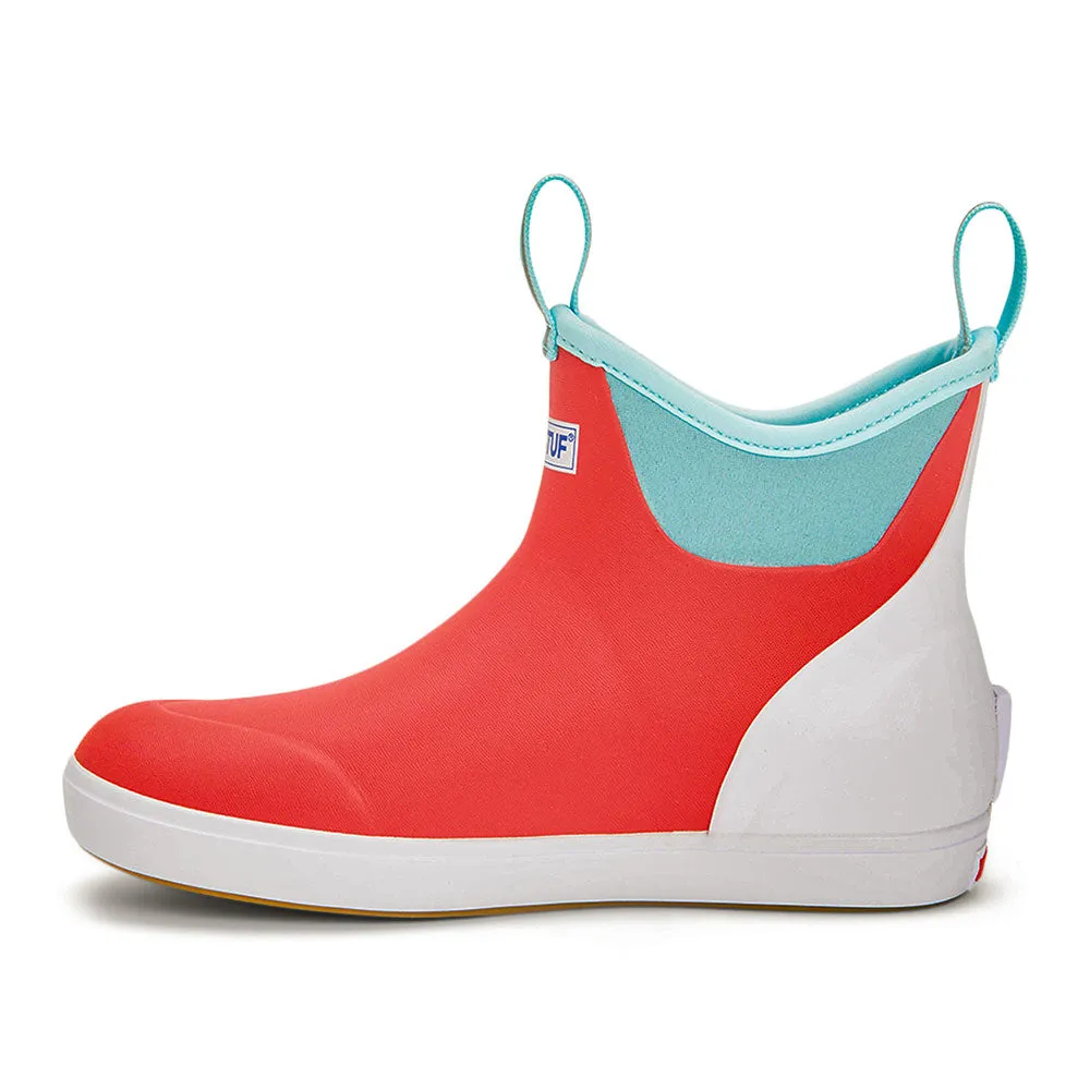 Sneakers Shoes Slip On XTRATUF Women's ADB ECO Ankle Deck Boots- Coral