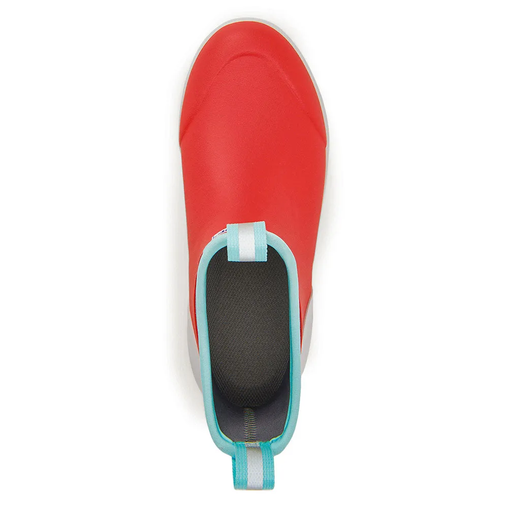 XTRATUF Women's ADB ECO Ankle Deck Boots- Coral Best Walking Shoes Slip On