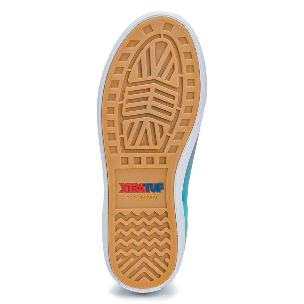 XTRATUF Women's Ankle Deck Boots- Blue Aurora Slip On Mary Janes