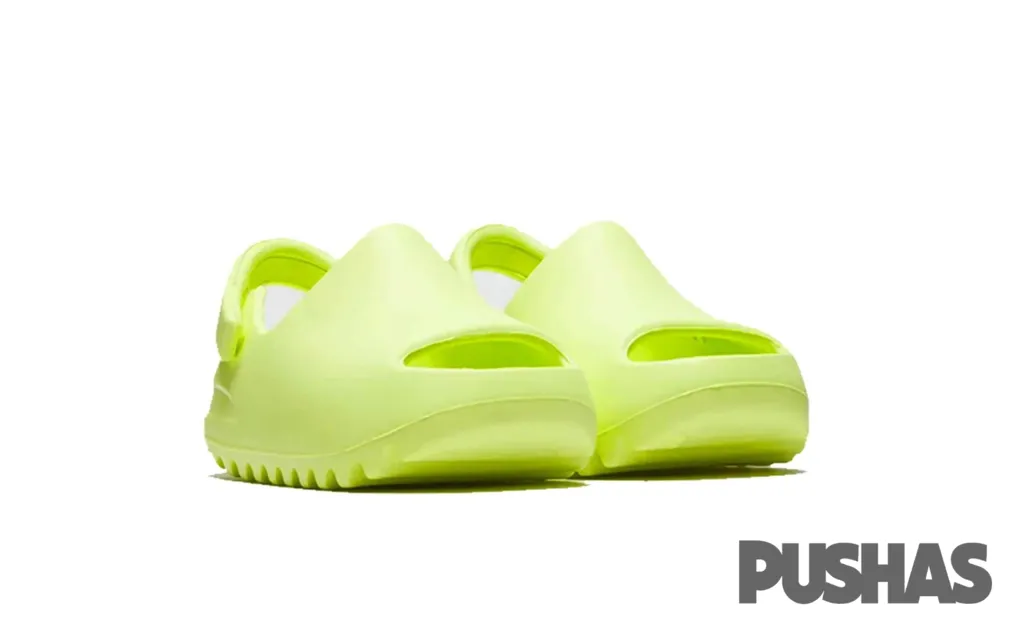 Yeezy Slide 'Green Glow' Kids (2021) Adidas Running Shoes Supernova