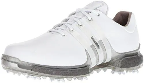 adidas Men's TOUR 360 2.0 Golf Shoe, White/Trace Grey, 12 M US Adidas Shoe Size Chart Compared To Nike